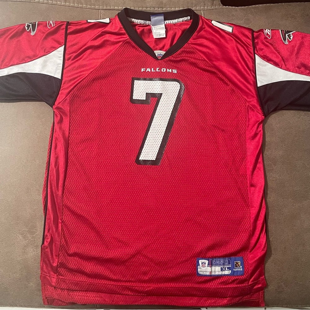 Atlanta Falcons Jersey Youth XL 18-20 Red NFL Football Michael Vick 7 Reebok